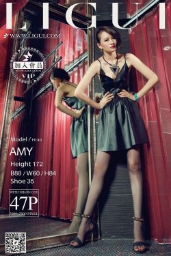 Model AMY《吊带裙黑丝高跟女郎》 [丽柜LiGui] 美腿玉足写真图片 
