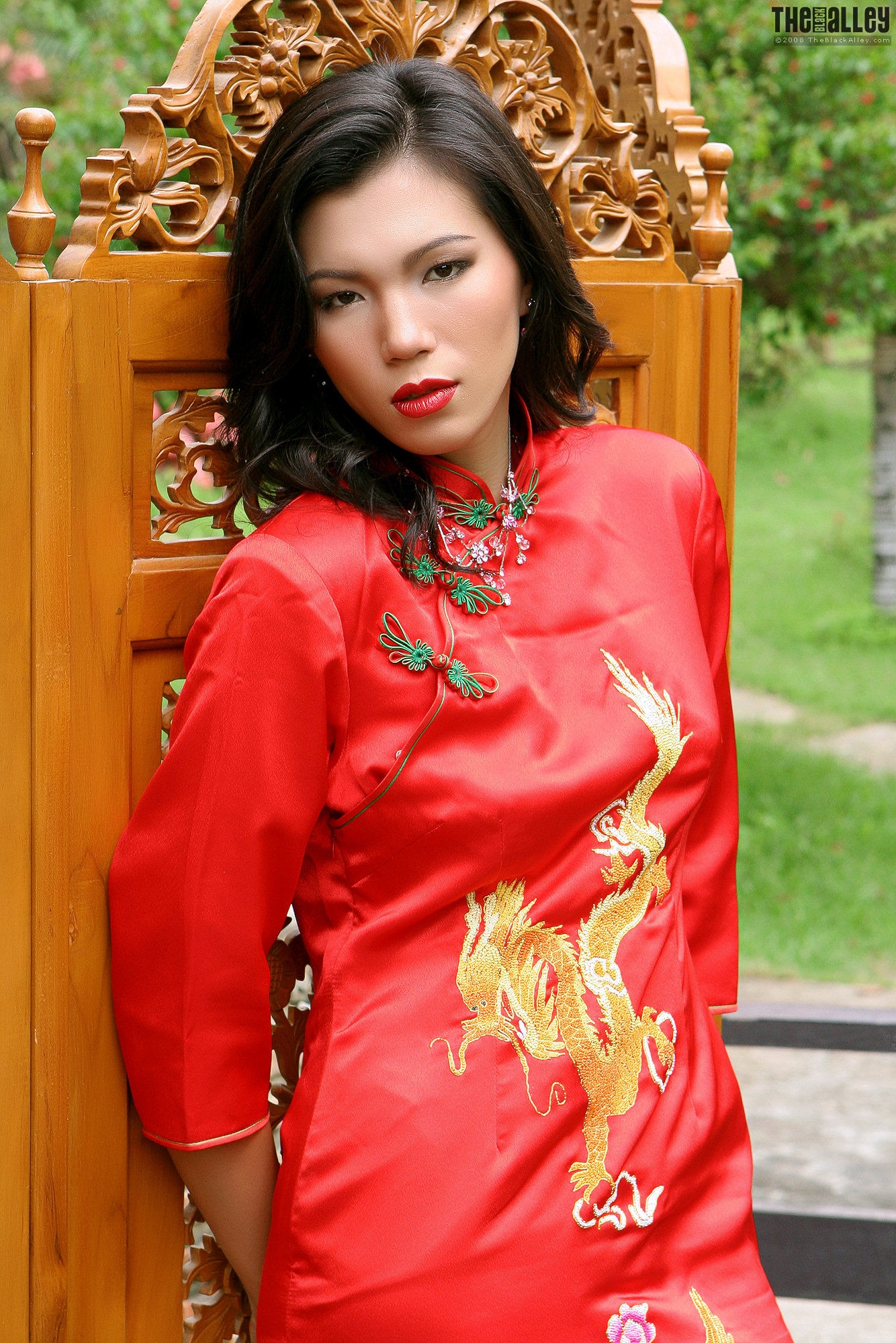 [TheBlackAlley/TBA黑巷] Wang Xiao Hong 古典旗袍  第-1张