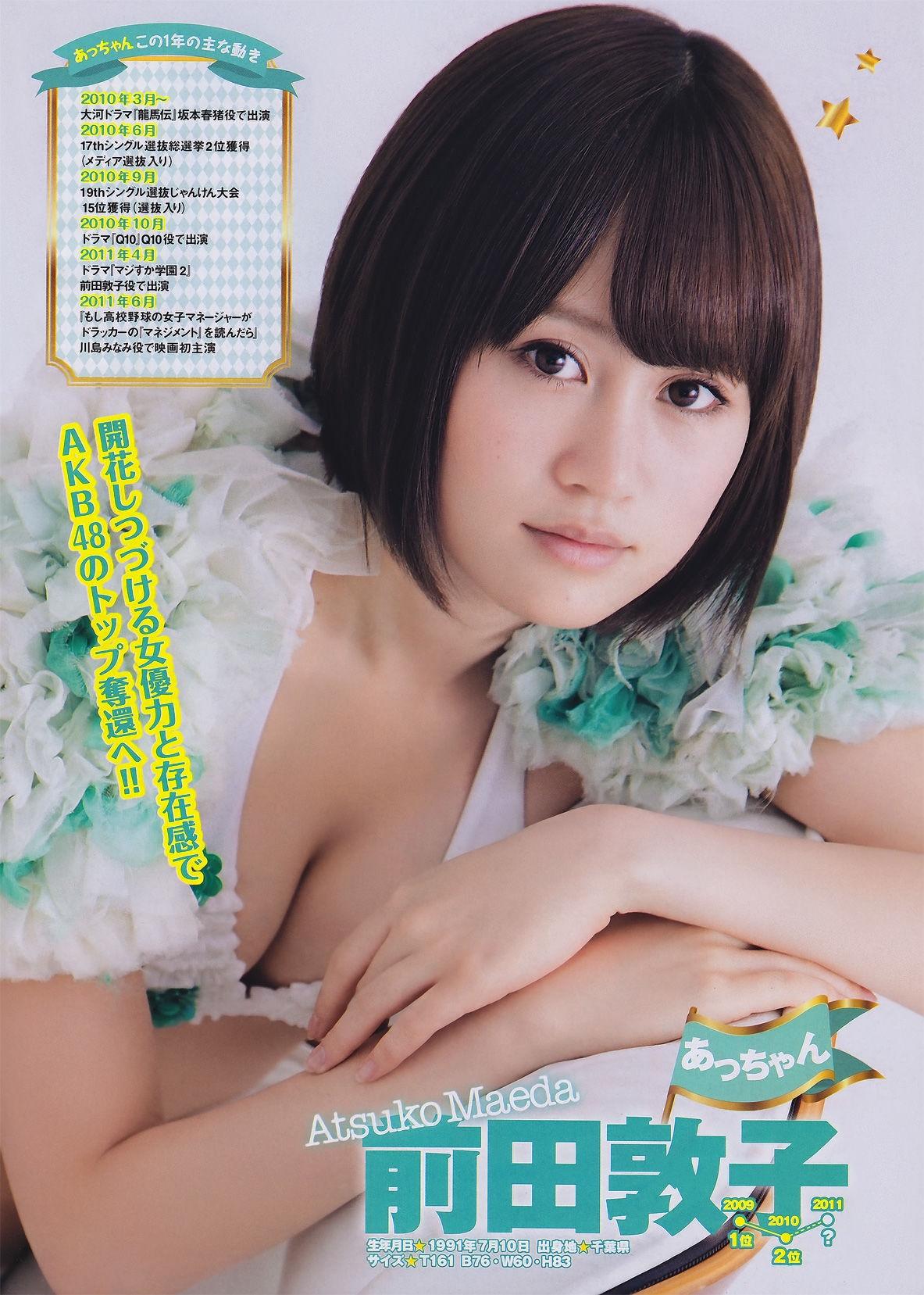 [Young Magazine] 2011年No.26 AKB48 吉木りさ 松井絵里奈  第1张