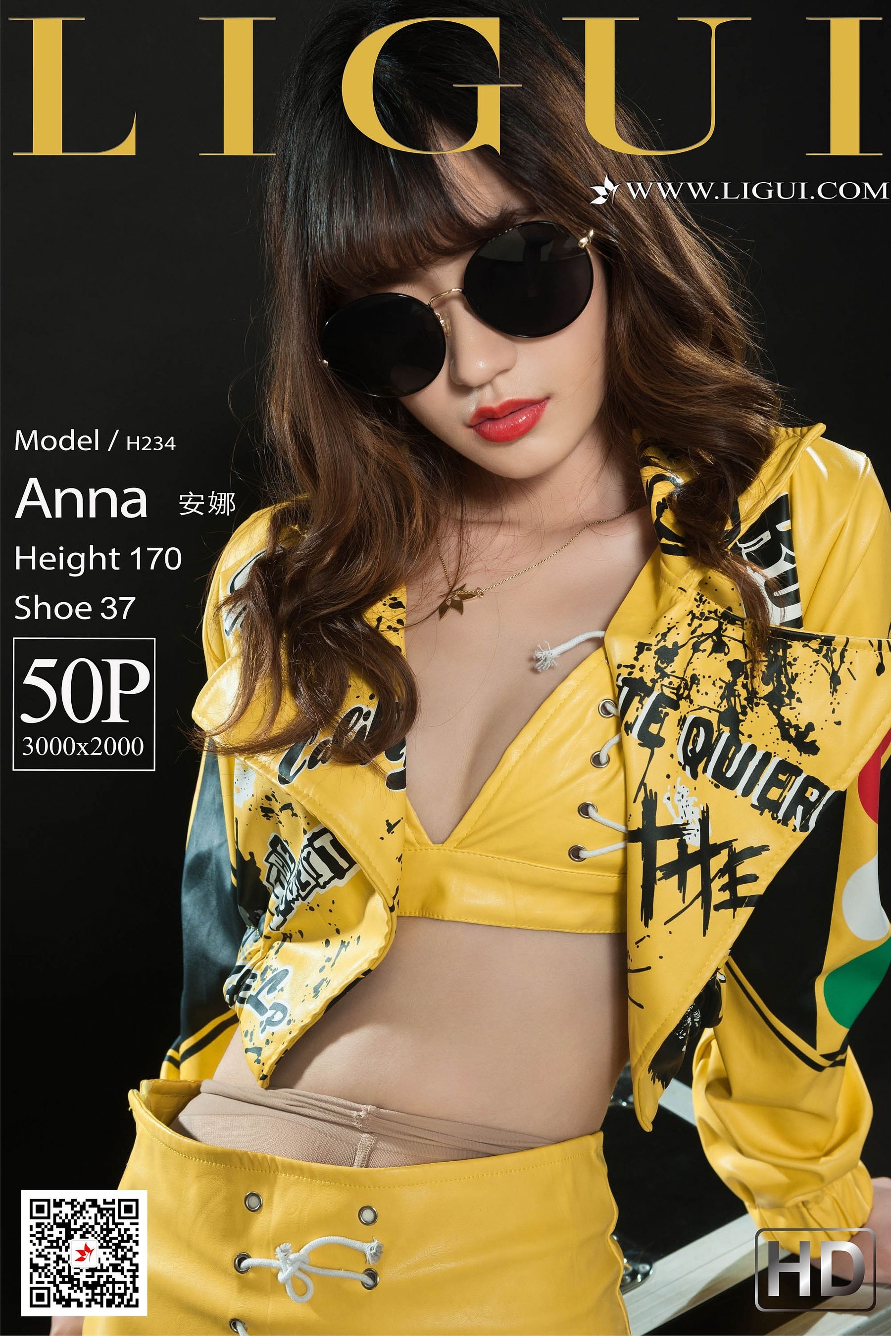 [丽柜Ligui] 网络丽人 Model 安娜  第-1张